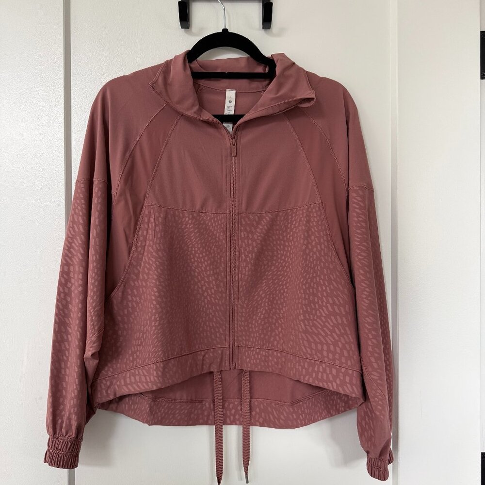 Lululemon In Depth Jacket *Emboss Spiced Chai Size: 4 - Picture 2 of 7
